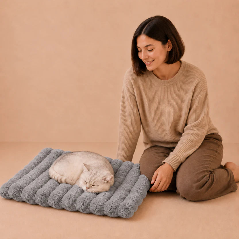 All-Season Universal Blanket, Cat Plush Cat Mat, Cat Bed, Cat Blanket, Winter Warm Sleeping Mat