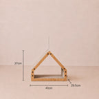 Purr Cabin - Cardboard Cat Scratcher House for Indoor Cats