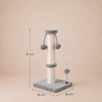 Cat Scratcher for Kittens & Cats with Natural Sisal Rope & Ball Toy