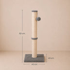 Cat Scratcher for Kittens & Cats with Natural Sisal Rope & Ball Toy