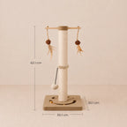 Feline Fun - Cat Scratching Post with Multiple Interactive Toys