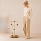 Feline Fun - Cat Scratching Post with Multiple Interactive Toys