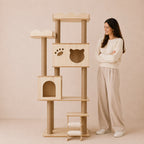 Cat Tree Tower Scratching Post with Platforms & Condo