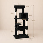 Multi-Level Cat Tower with Condo & Platforms