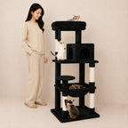 Multi-Level Cat Tower with Condo & Platforms
