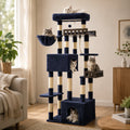 Cozy Grove - Heavy Duty Cat Tree Tower with Hammock, Condos & Climbing Posts