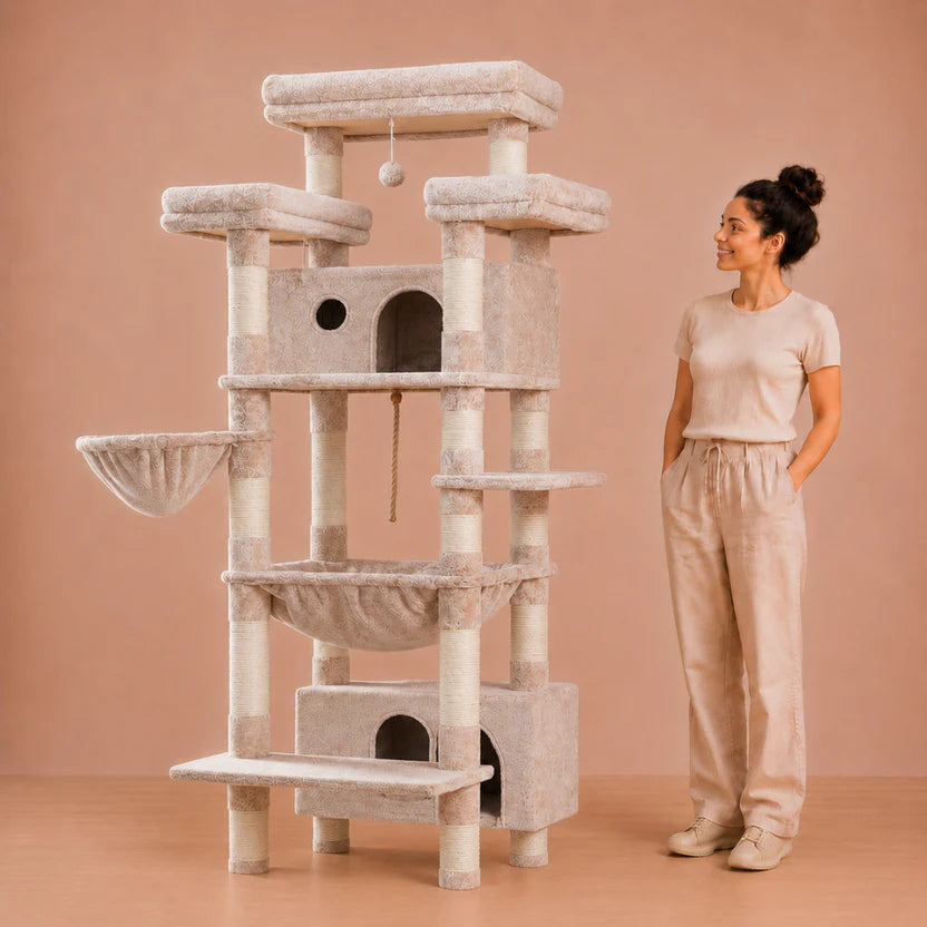 Large Cat Tree for Indoor Adult Cats 188cm