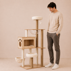 Cat Tree Tower Scratcher Cats Condo House Bed