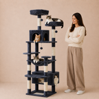 Covered Cat Tree Scratching Posts
