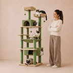 Covered Cat Tree Scratching Posts