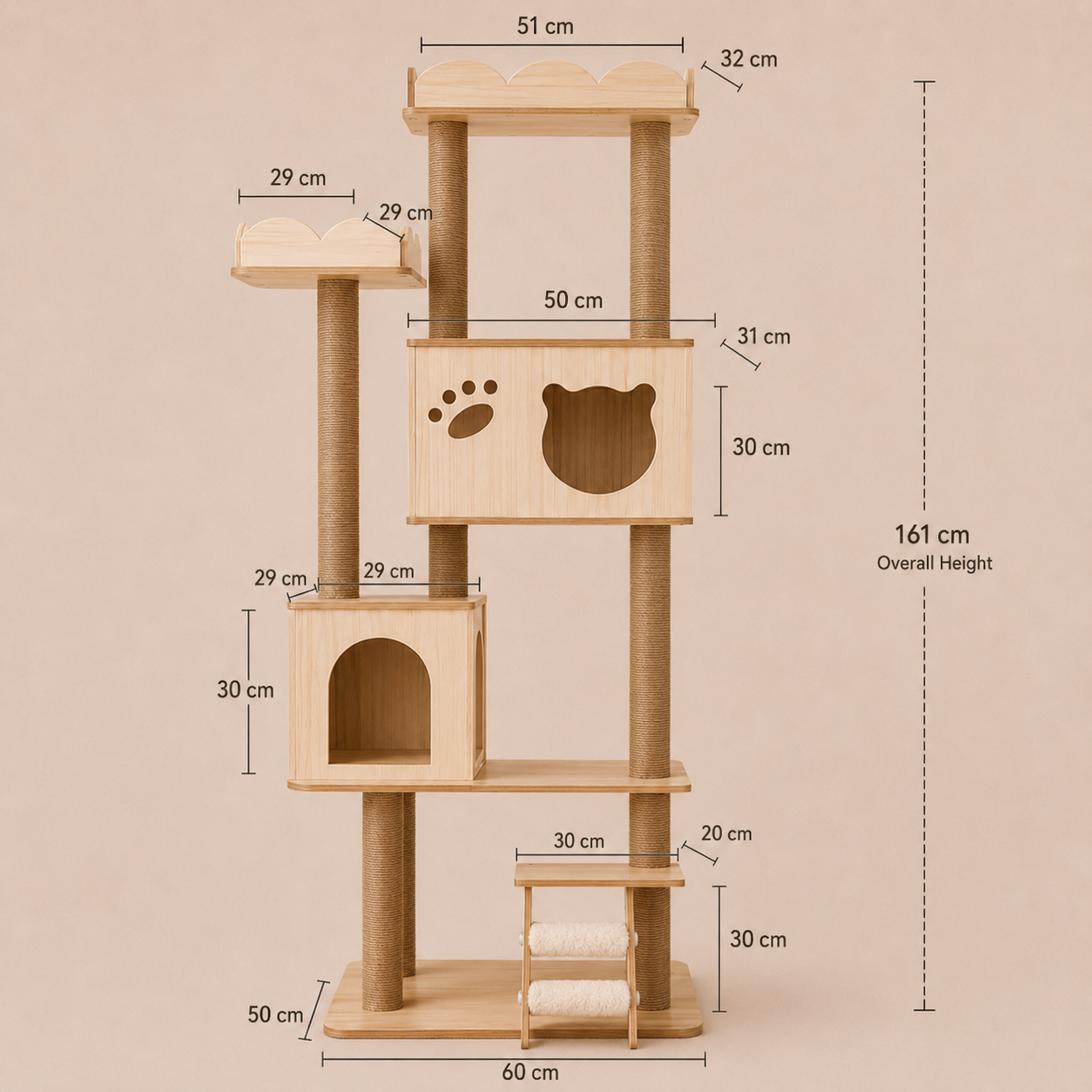 Cat Tree Tower Scratching Post