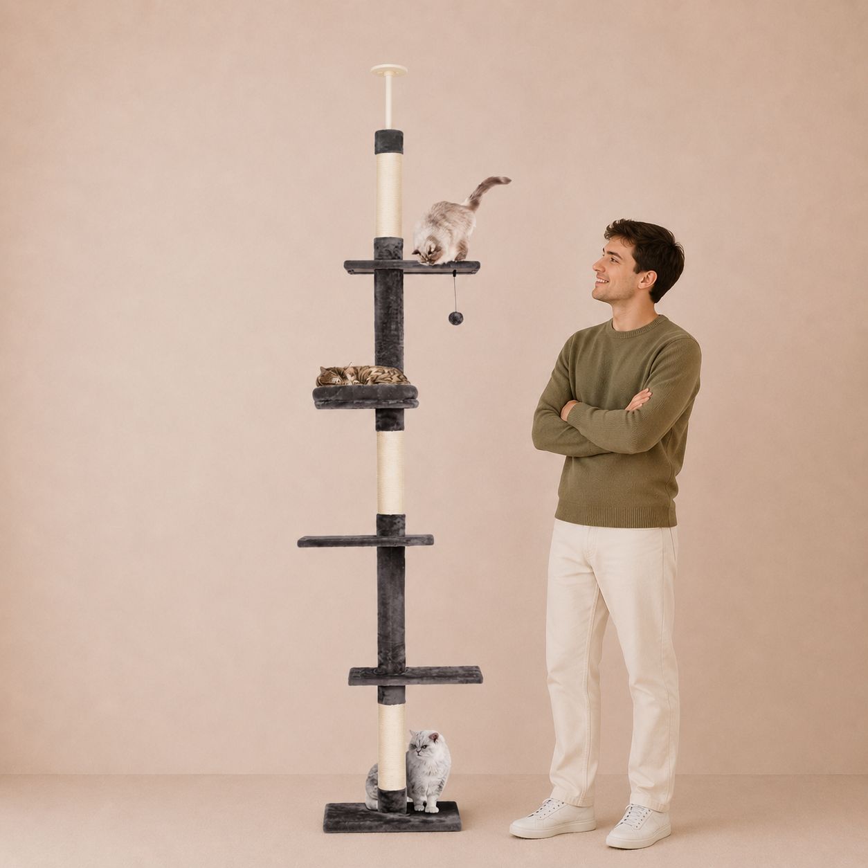 Pet Cat Tree Tower Scratching Post