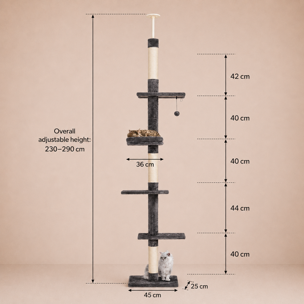 Pet Cat Tree Tower Scratching Post