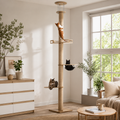Cat Tree Wood Tower Scratching Post Scratcher