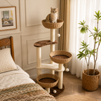 Large Cat's Modern Cat Tree Tower