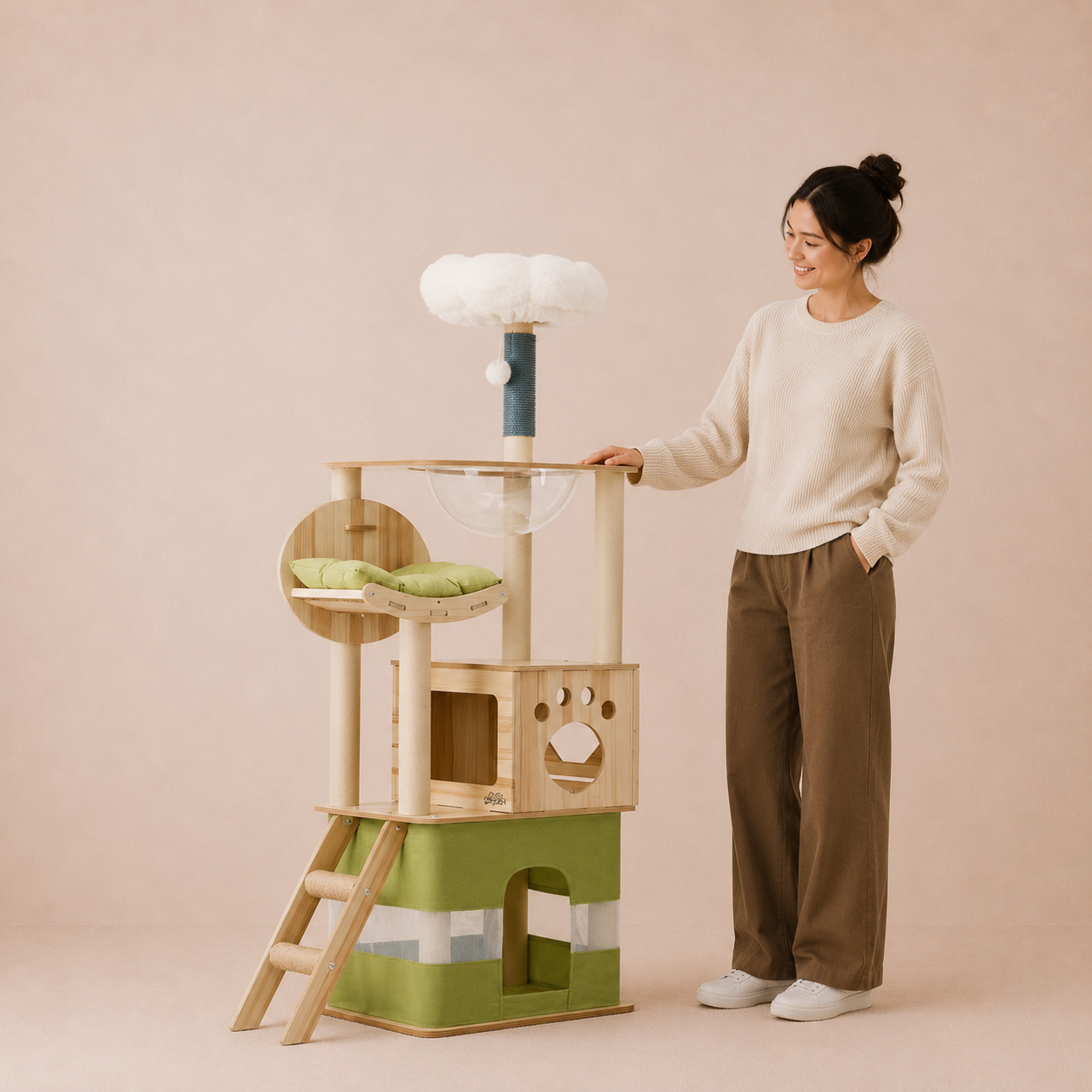 Cat Tree Tower Scratching Post Scratcher Condo House Bed Furniture