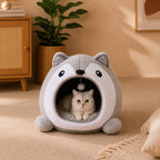 Comfortable Cat Cave Bed - Soft Cat House for Cats