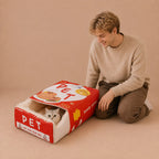 Snack Box, Cat Bed for Cats, Rectangular Fully Enclosed Safe Cookie Container