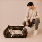 Snoozy Dream Calming Cat Bolster Bed