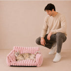 Snoozy Dream Calming Cat Bolster Bed