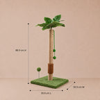 Palm Tree - Sisal Scratching Post with Grooming Brush
