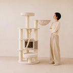 Dream Loft - Cat Tree Tower with Hammock, Condo & Rope Climber