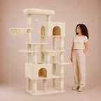 Homestead Paws - Heavy Duty Cat Tree Tower with Condos & Hammocks