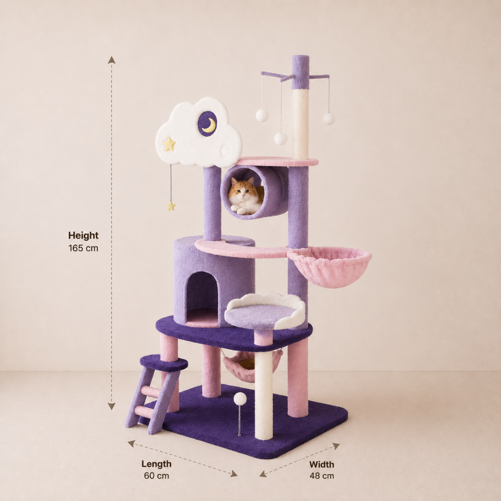 Fantasy Series Climbing Frame Cat Tree - 165cm