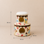 Double-Layer Cake Felt Cat House
