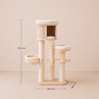 Virtue Solid Wood Cat Tree