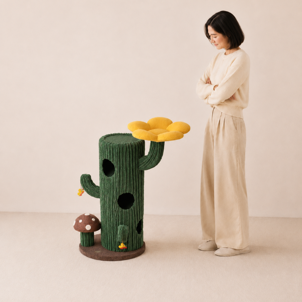 Solo Cactus Bloom Cat Tree - 120.5cm