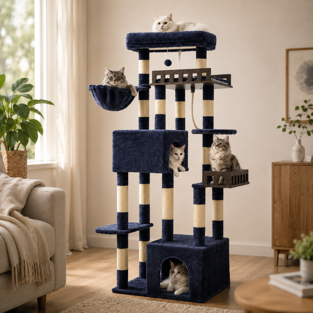 Cat Tree, Heavy-Duty Cat Tower