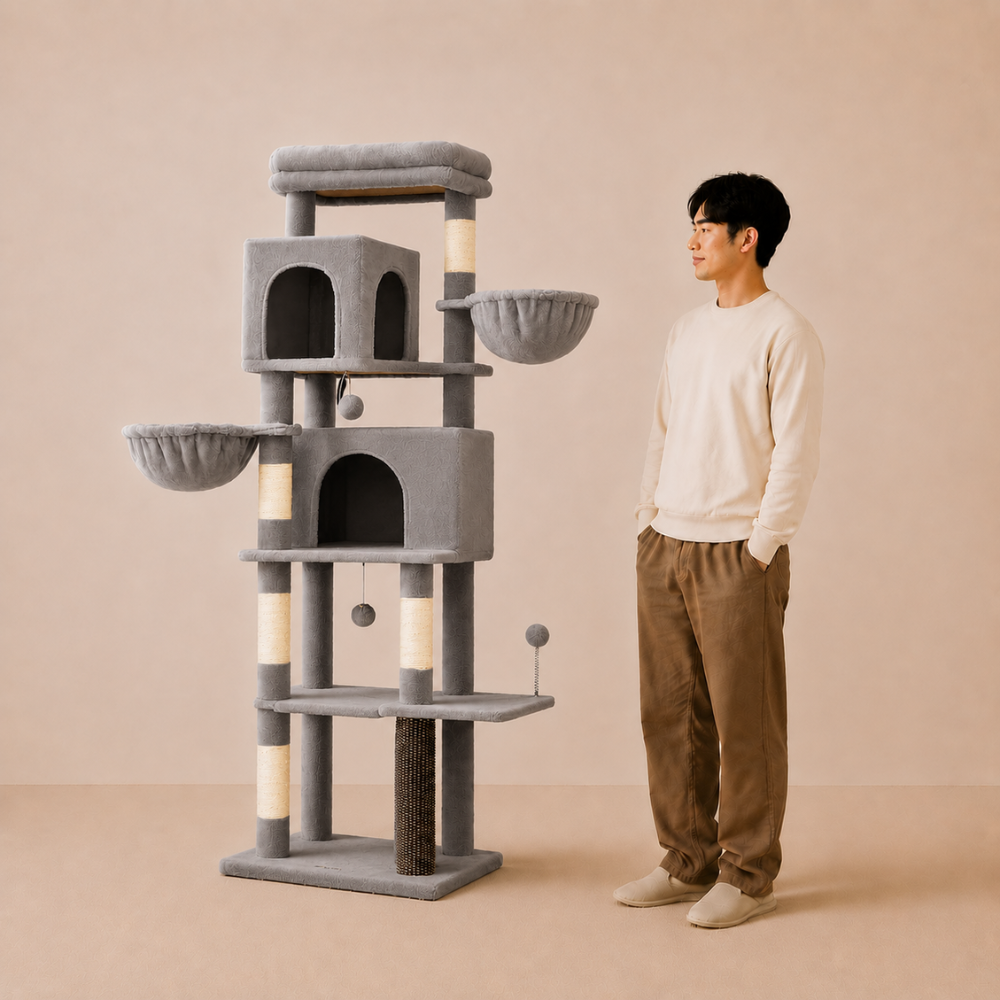 Cat Tree, 175 cm Tall Cat Tower