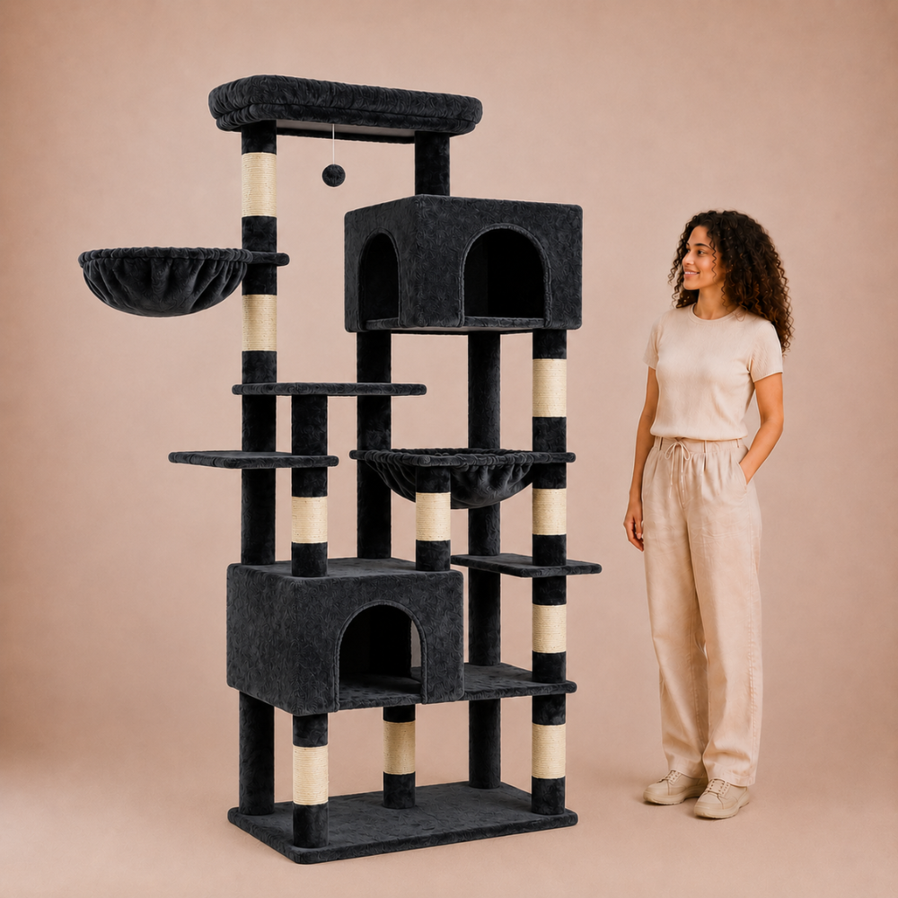 Tall Heavy Duty Cat Tower - 193cm