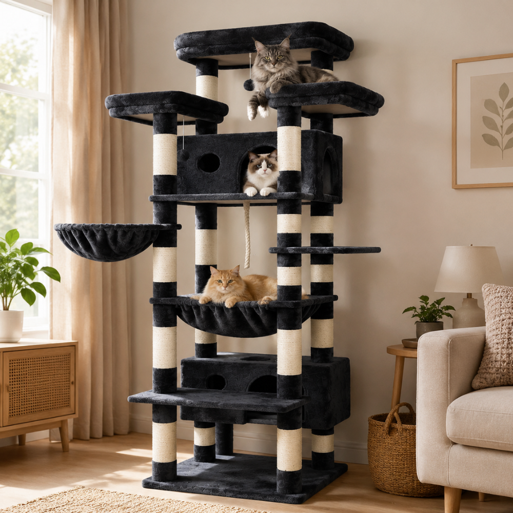 Cat Tree for Indoor Cats Large Adult 188cm