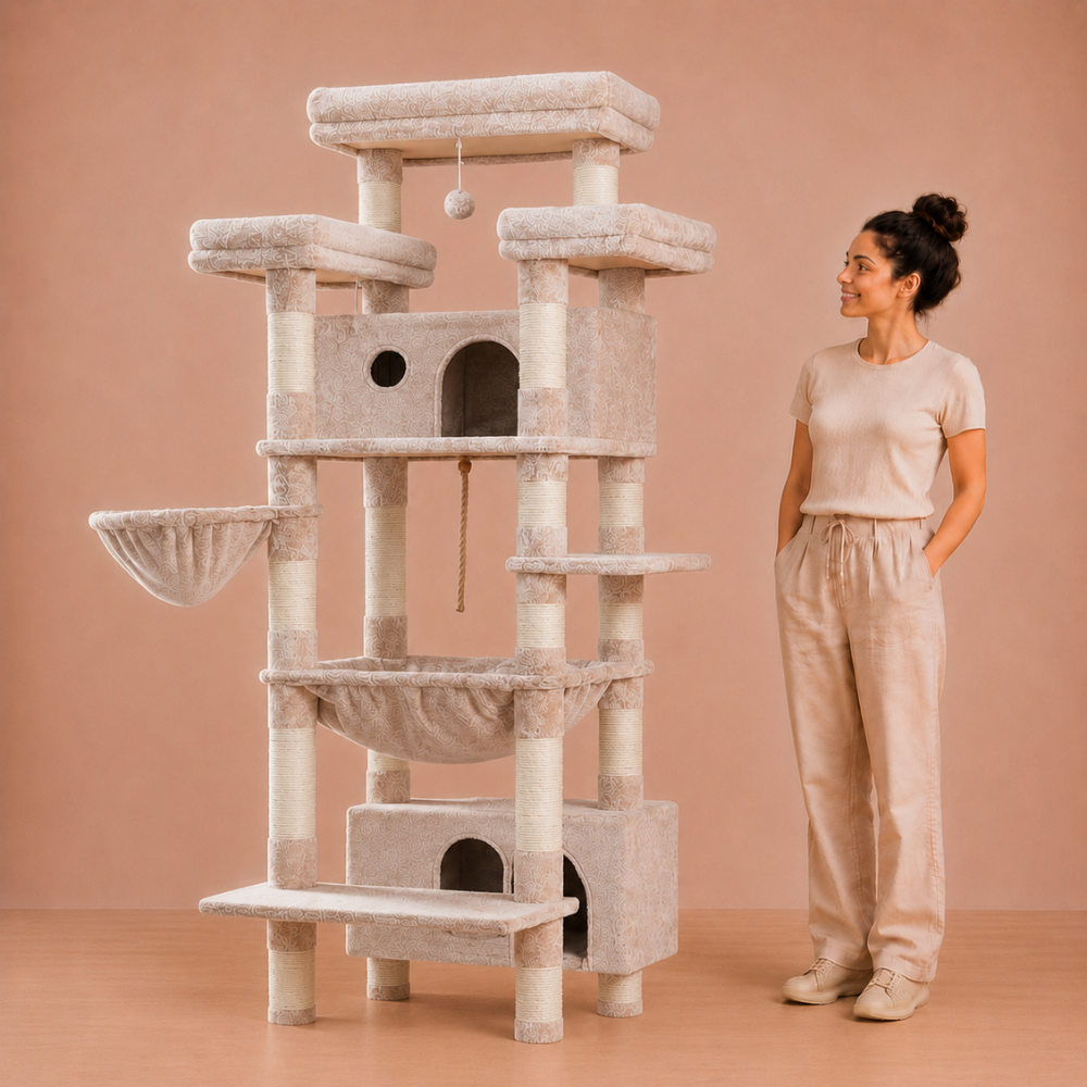 Cat Tree for Indoor Cats Large Adult 188cm