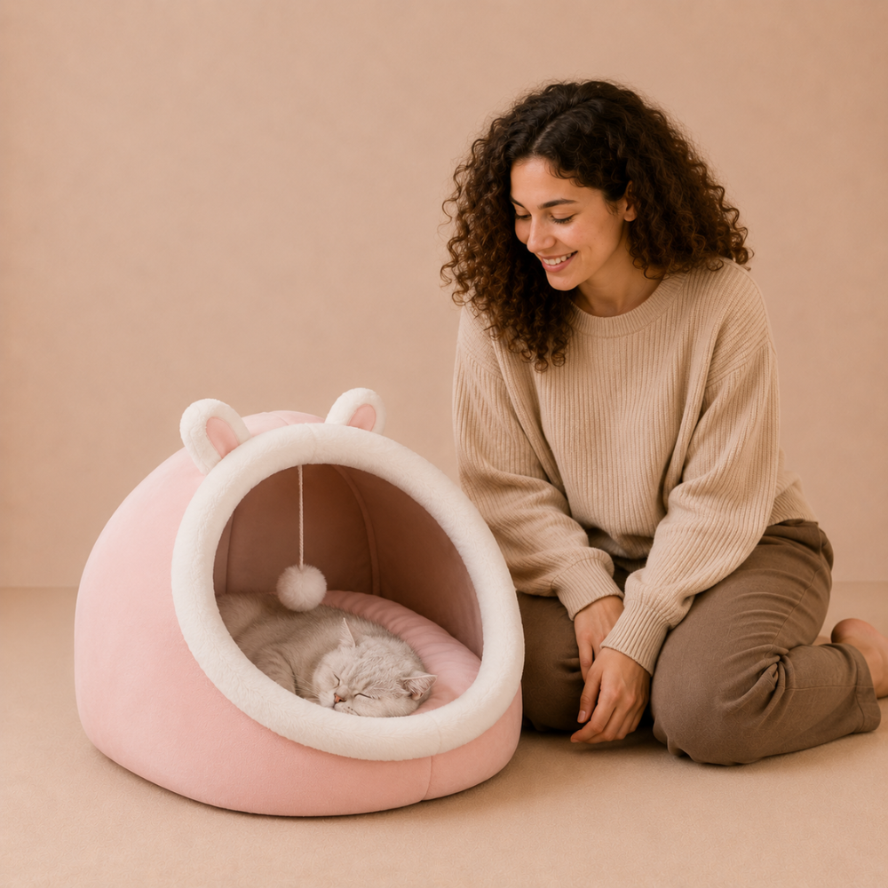Lovely One Cat Cave Bed Cat House Cat Tent