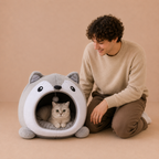 Comfortable Cat Bed Cat House - Soft Pet Basket for Puppies and Kittens