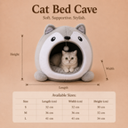 Comfortable Cat Bed Cat House - Soft Pet Basket for Puppies and Kittens