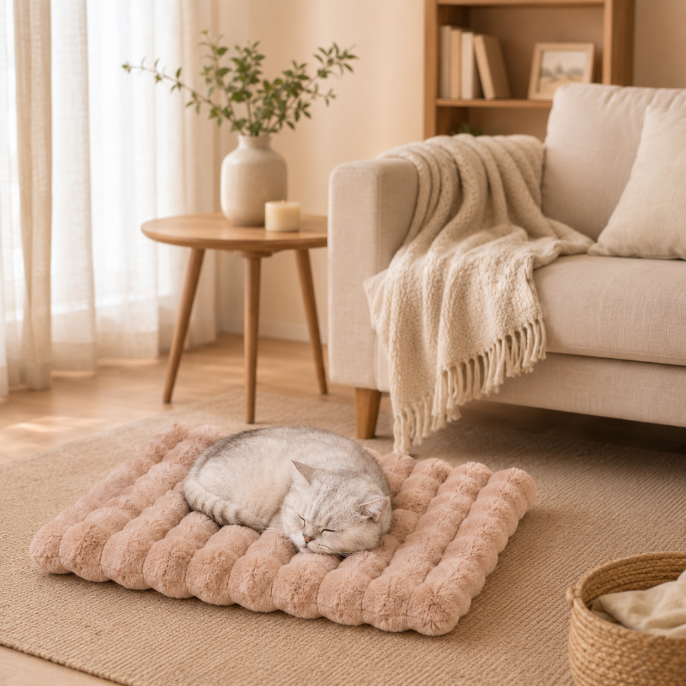 All-Season Universal Blanket, Pet Plush Dog Mat, Cat Bed, Cat Blanket, Winter Warm Sleeping Mat