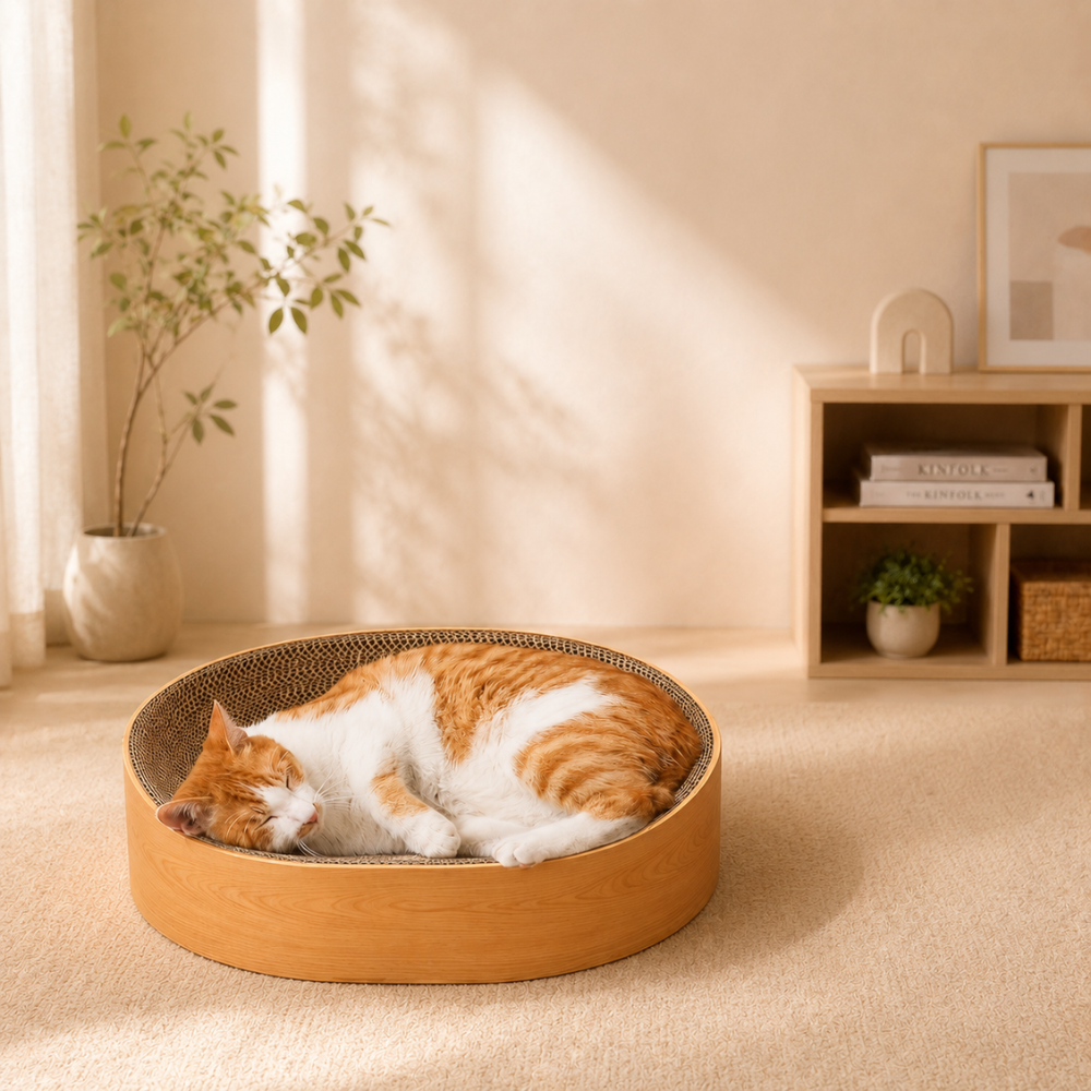 Cat Scratcher Cardboard Lounge Bed
