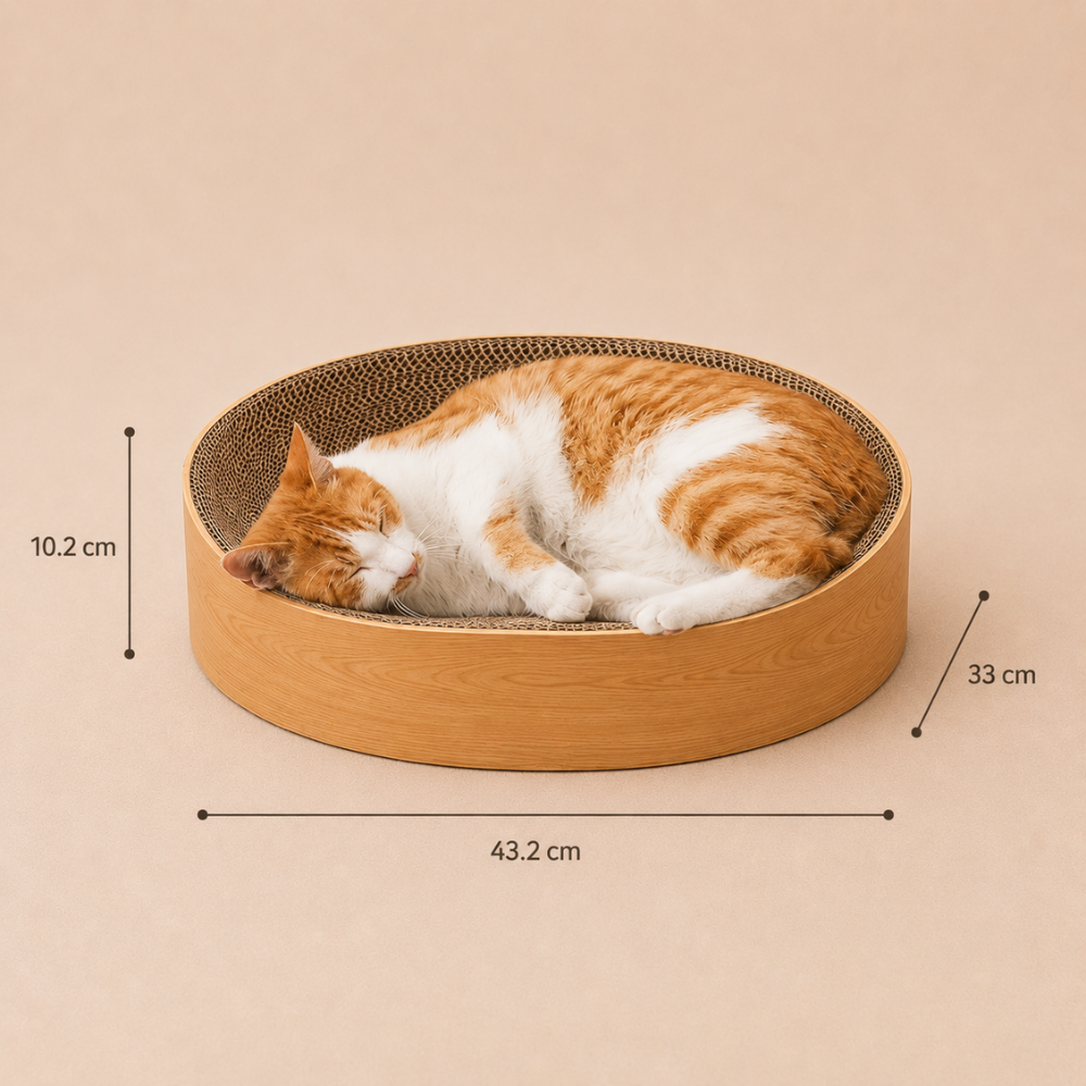 Cat Scratcher Cardboard Lounge Bed