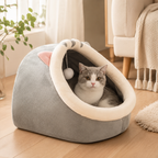 Cute Soft Cat Bed for Year-Round Comfort