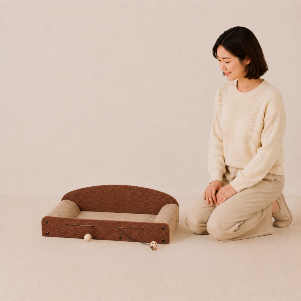 Cat Scratcher Lounge Bed - 26 Inch