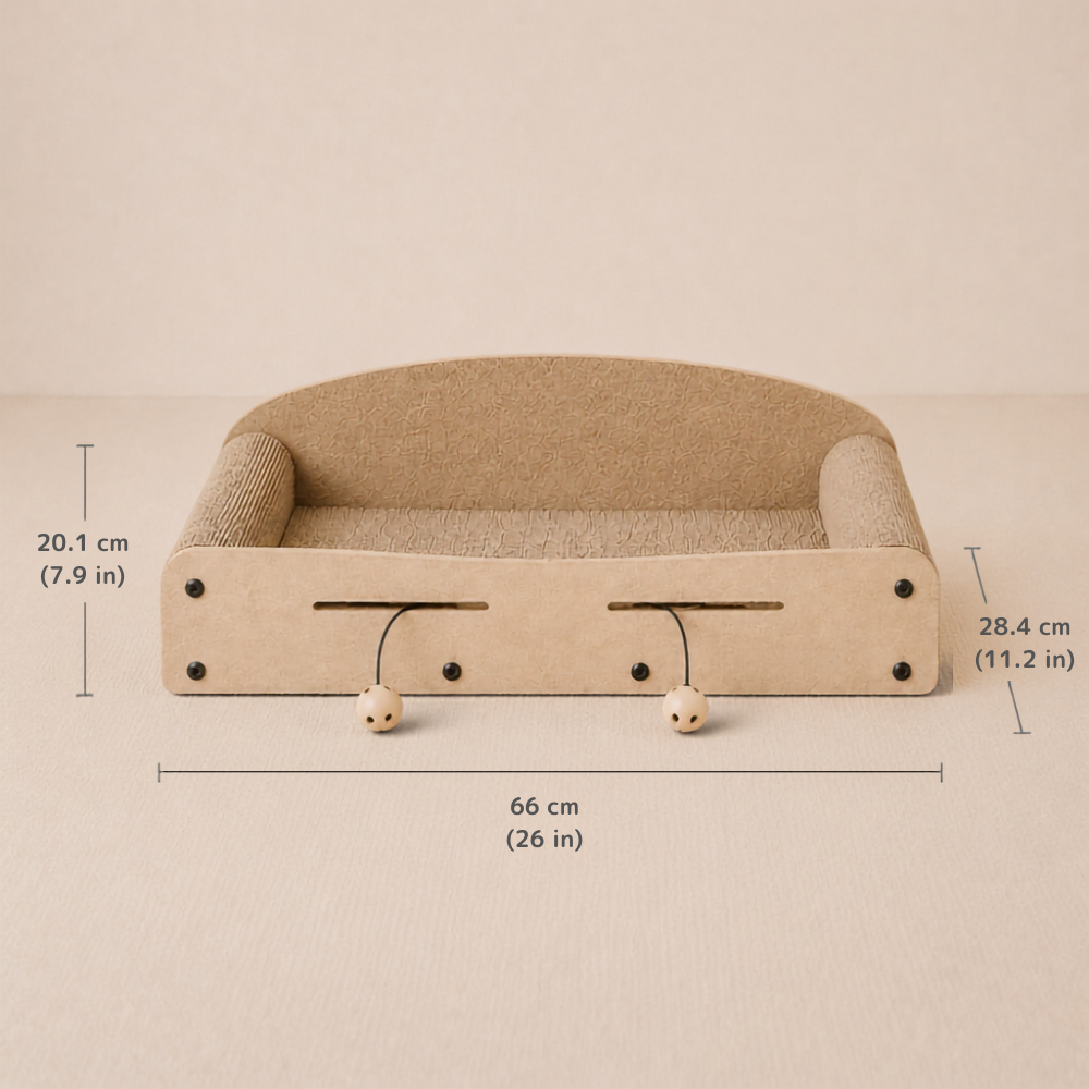 Cat Scratcher Lounge Bed - 26 Inch