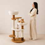 Natural Bloom Multi-Platform Cat Tree