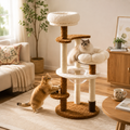 Natural Bloom Multi-Platform Cat Tree