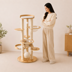 Loft Wooden Multi-Level Cat Tree