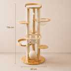 Loft Wooden Multi-Level Cat Tree