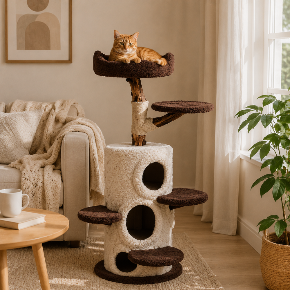 Forest Treehouse Cat Towers 139cm